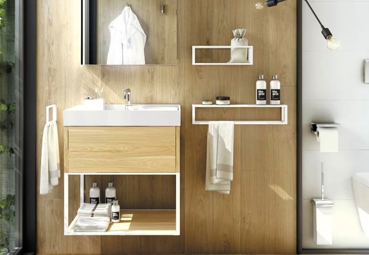 Toallero de baño Cosmic The Grid Ambiente 9