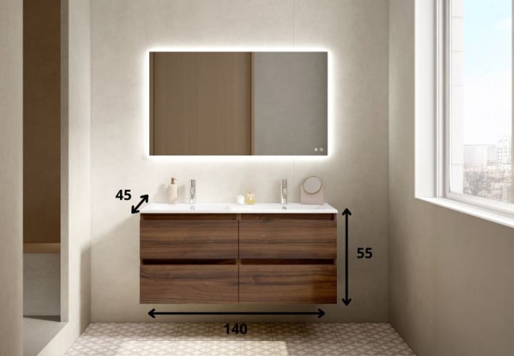 Mueble de baño Viso Box Croquis 11