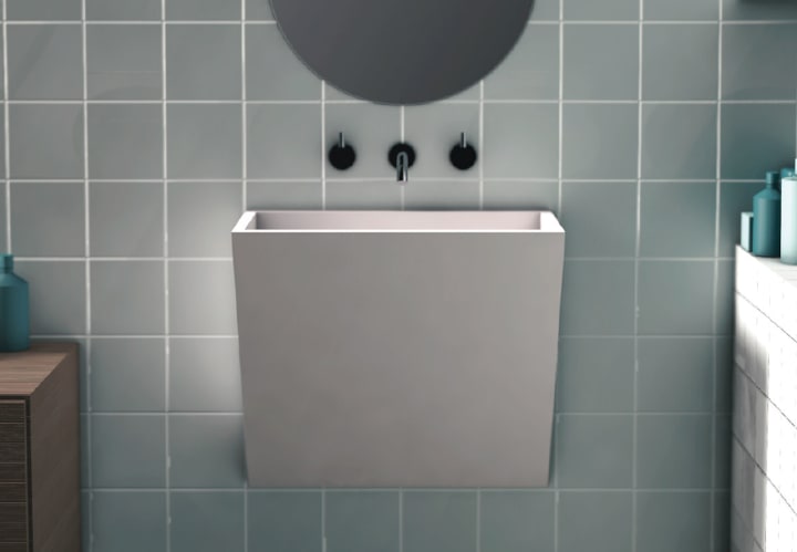 Lavabo suspendido Art and Bath Suton Detalle 1