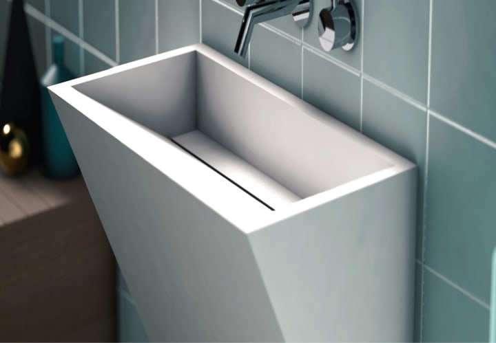 Lavabo suspendido Art and Bath Suton Detalle 2