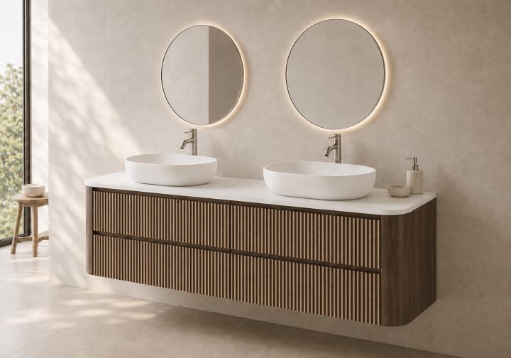 Mueble de baño con encimera Solid Surface Bruntec Duna Principal 4