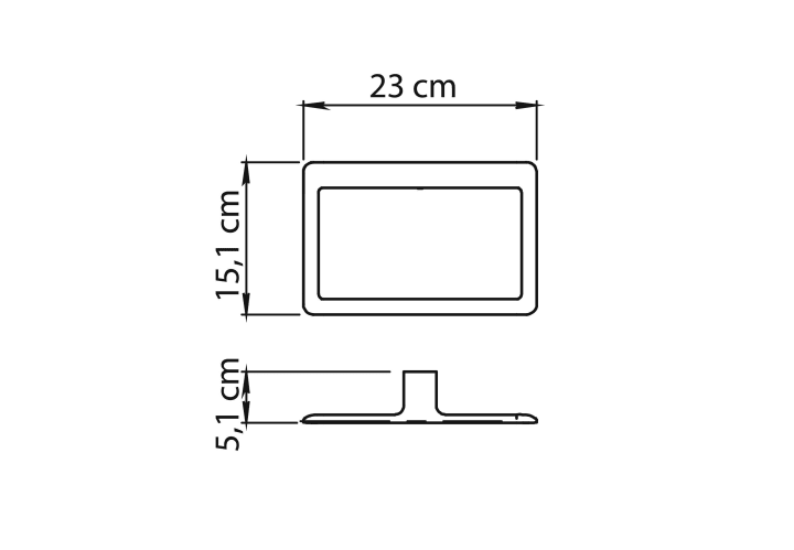 Conjunto de accesorios de baño Gedy Pirenei Croquis 16