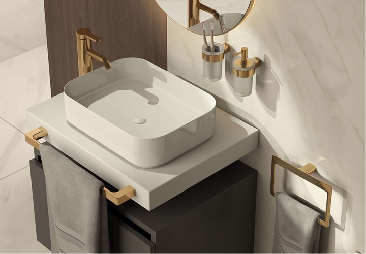 Conjunto de accesorios de baño Gedy Pirenei Ambiente 12