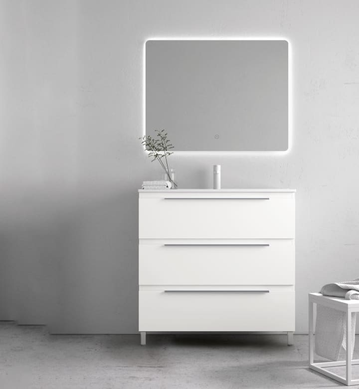 Mueble de baño de fondo reducido 39 cm Avila Dos Carmen Principal 1