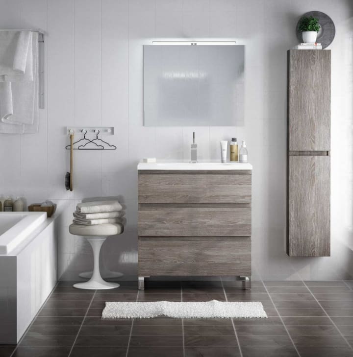 Mueble de baño de fondo reducido 39 cm Avila Dos Carmen Principal 4