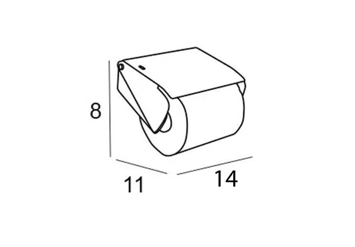 Portarrollos de baño con tapa Manillons Torrent Eco 6500 Croquis 3