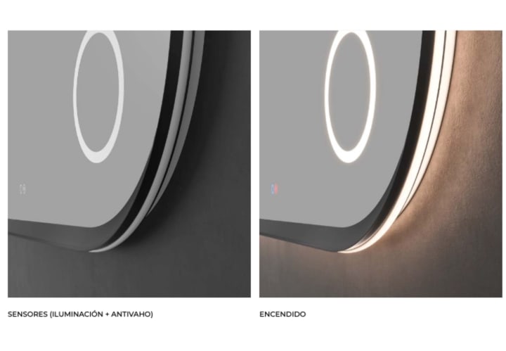 Espejo de baño con luz LED Ledimex Rimini Detalle 10