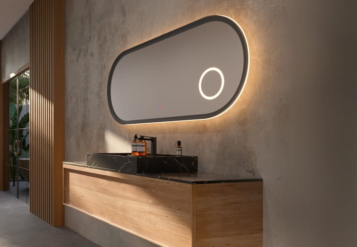 Espejo de baño con luz LED Ledimex Rimini Principal 1