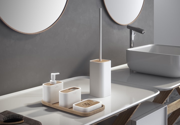 Conjunto de accesorios de baño Gedy Ninfea Ambiente 11