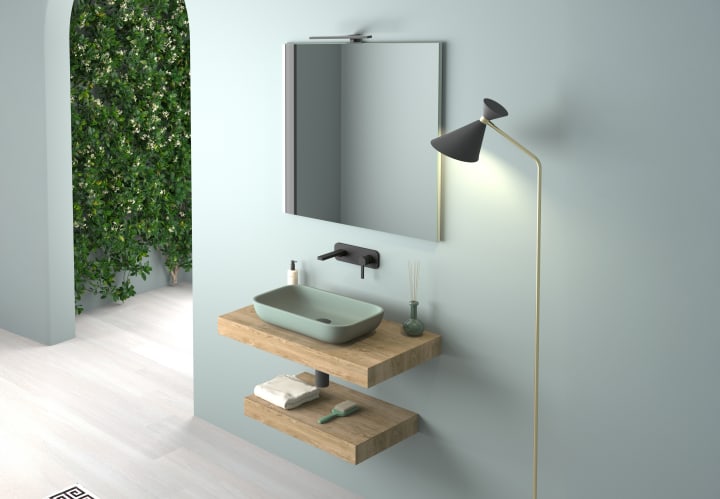 Conjunto mueble de baño Coycama Flow Ambiente 6