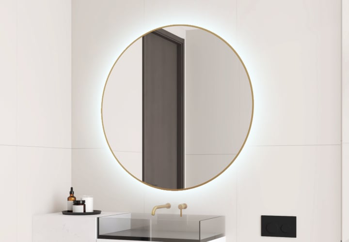 Espejo de baño con luz LED Bruntec Atria Principal 1