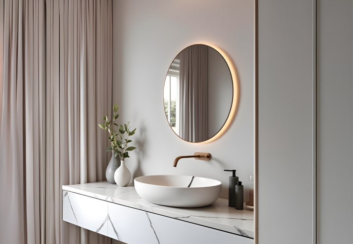Espejo de baño con luz LED Bruntec Atria Ambiente 7