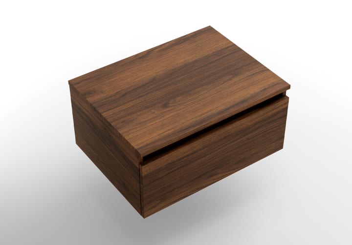 Conjunto mueble de baño con encimera del mismo color del mueble y cajonera Salgar Domus Detalle 6