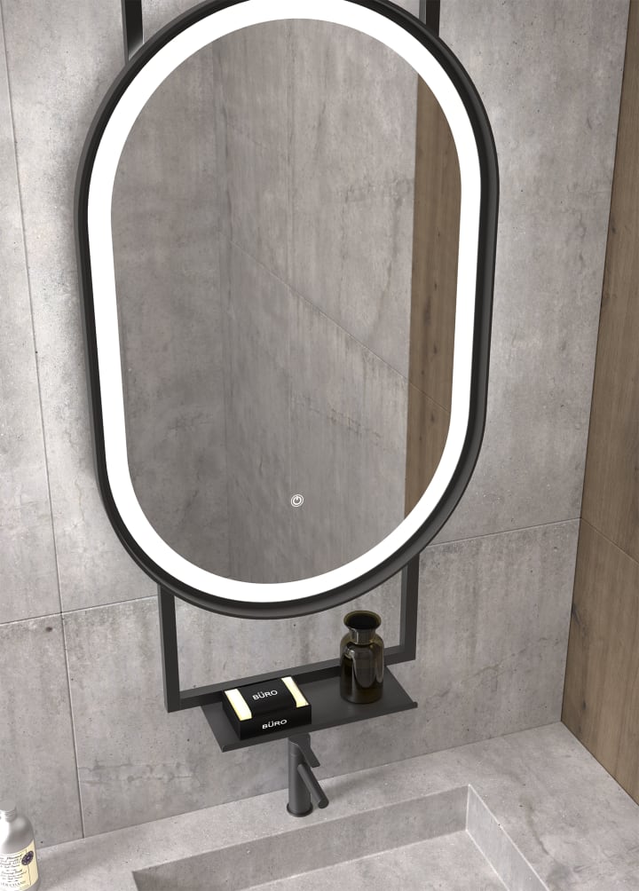 Espejo de baño con luz LED Eurobath Boracay Detalle 2