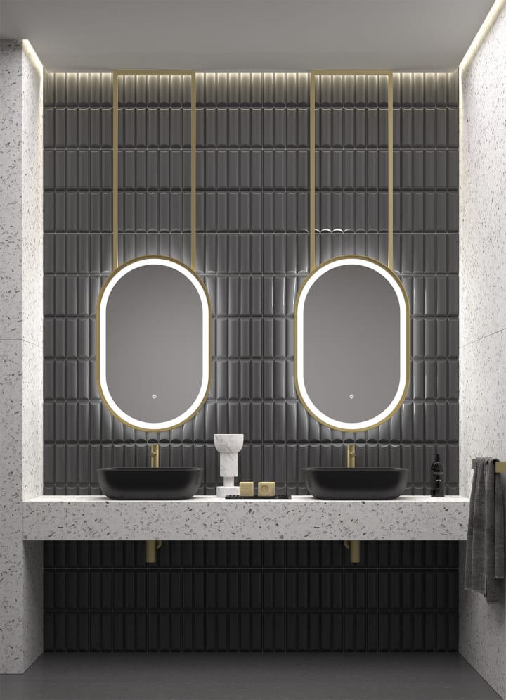Espejo de baño con luz LED Eurobath Boracay Ambiente 5
