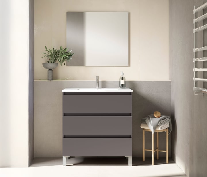 Conjunto mueble de baño fondo reducido 40 cm Viso Nido Principal 2