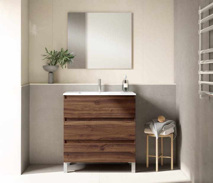 Conjunto mueble de baño fondo reducido 40 cm Viso Nido Principal 3