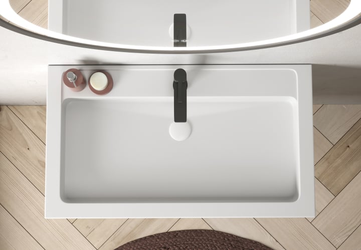 Lavabo encastrado Coycama Zafiro Detalle 1