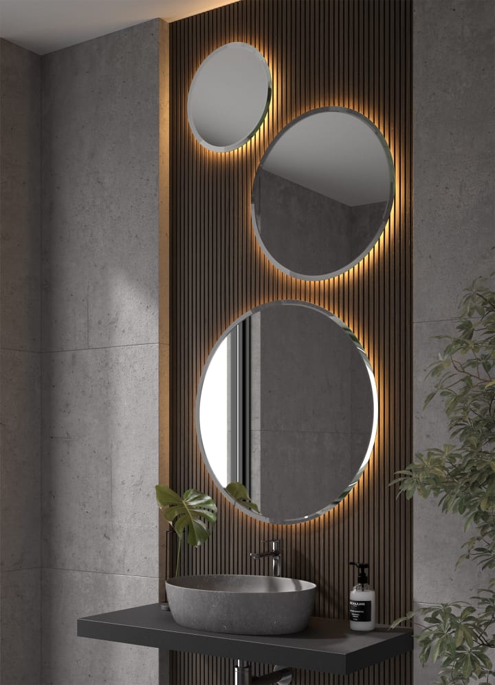 Espejo de baño con luz LED de Eurobath, Soleil Ambiente 2