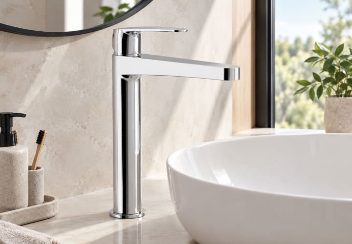 Grifo de lavabo Tres de Flat Ambiente 1
