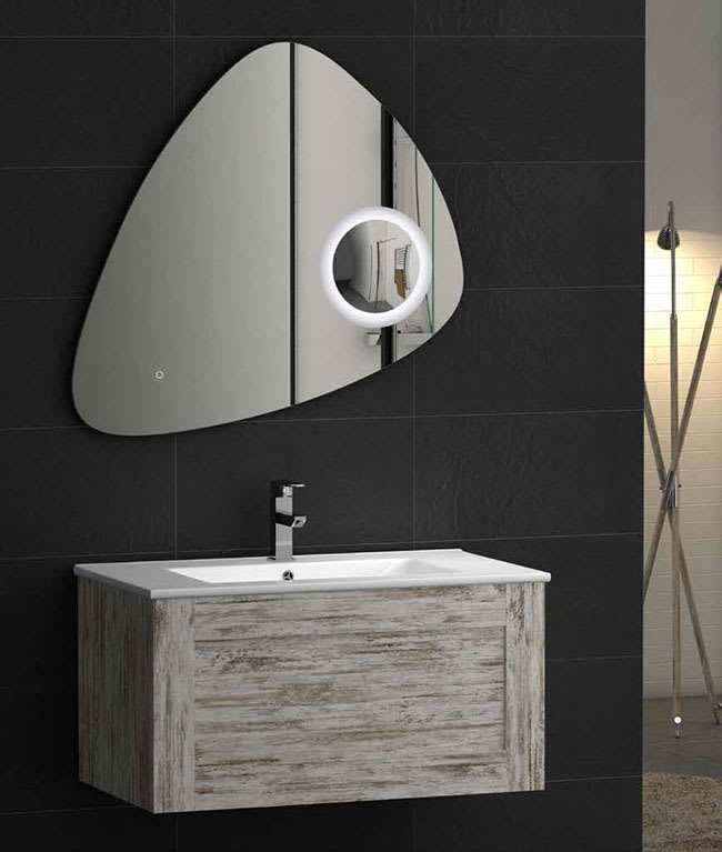 Espejo de baño con luz LED Coycama Stone Ambiente 1