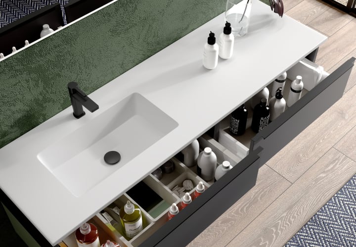 Lavabo encastrado Coycama Ambar Ambiente 3