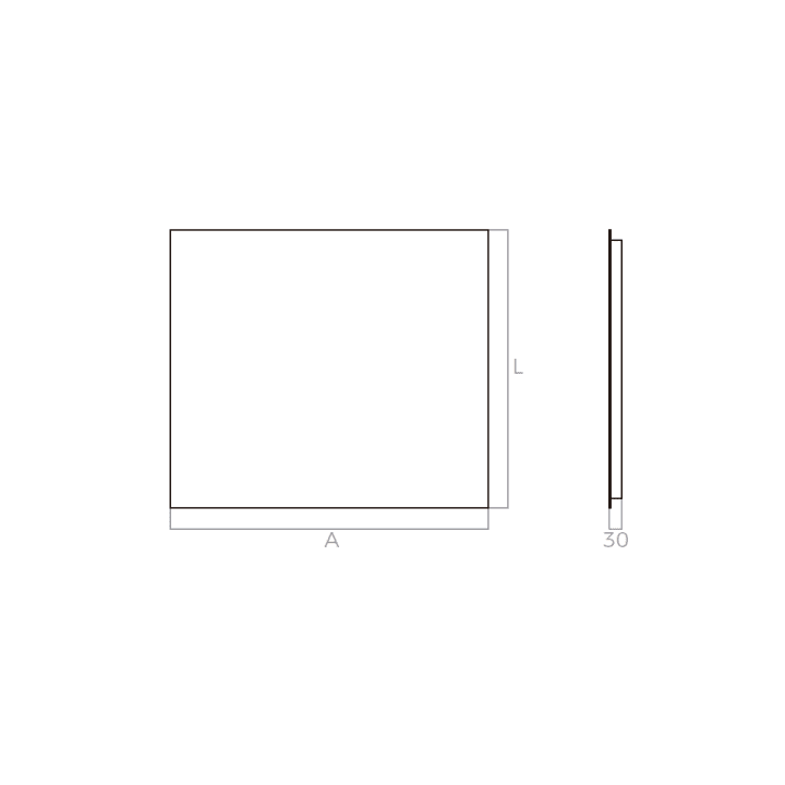 Espejo de baño con luz LED Bruntec Dune Croquis 8