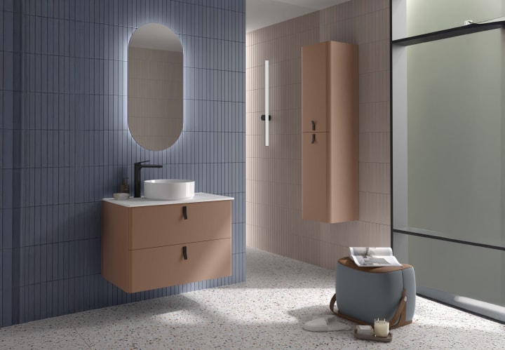 Mueble de baño con encimera Solid Surface Salgar Uniiq Principal 2