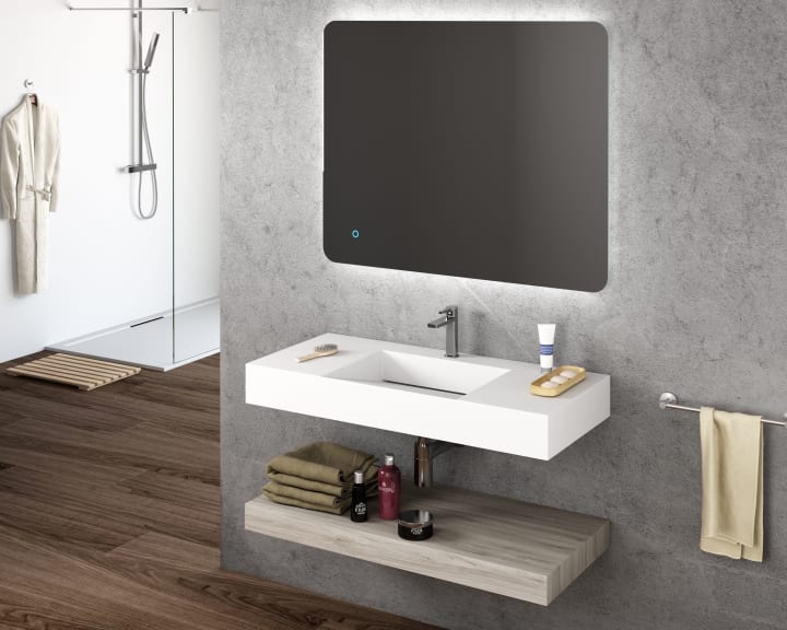 Lavabo suspendido Coycama Átika Ambiente 1