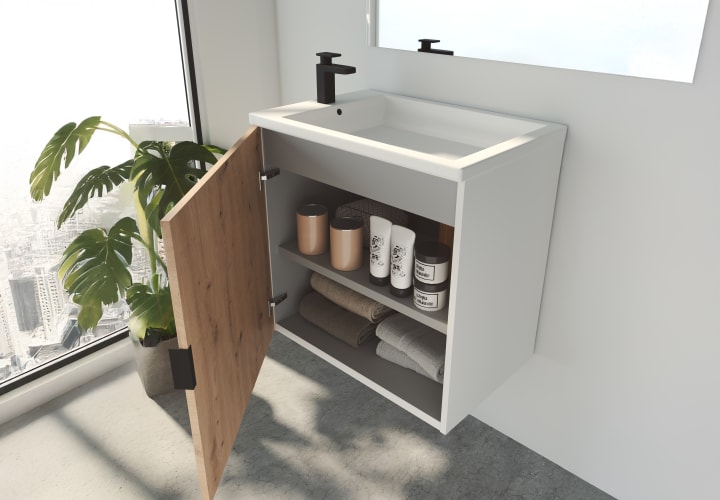 Conjunto mueble de baño fondo reducido 35 cm Campoaras Petit Detalle 4