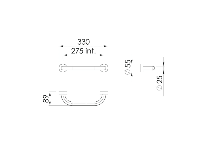 Asidero para baño Gedy Up Croquis 10