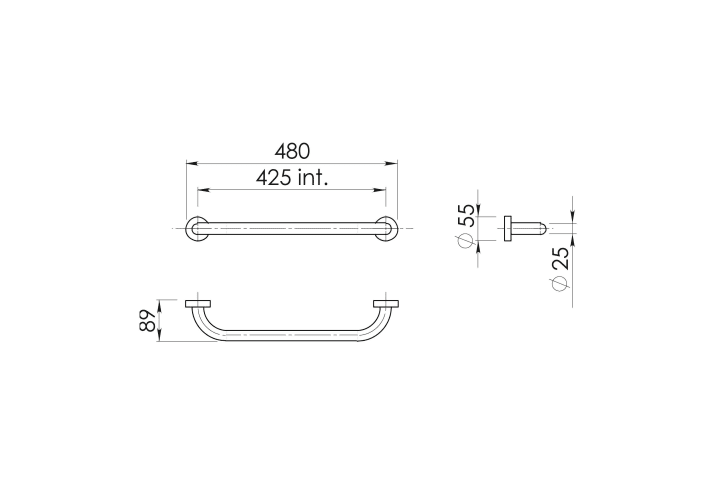 Asidero para baño Gedy Up Croquis 11