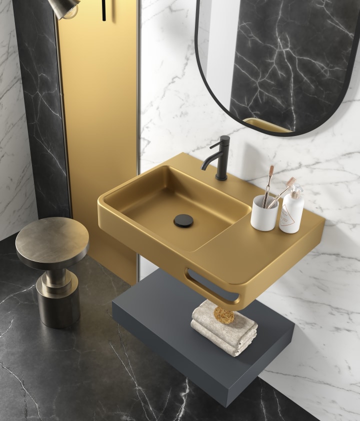 Lavabo suspendido Coycama Epsilon Detalle 7