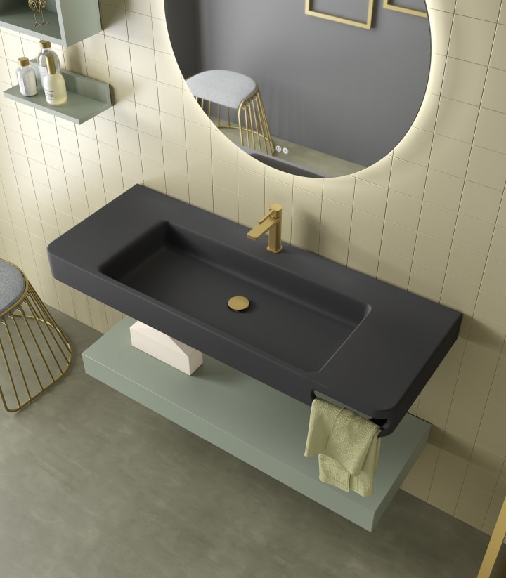 Lavabo suspendido Coycama Epsilon Detalle 10