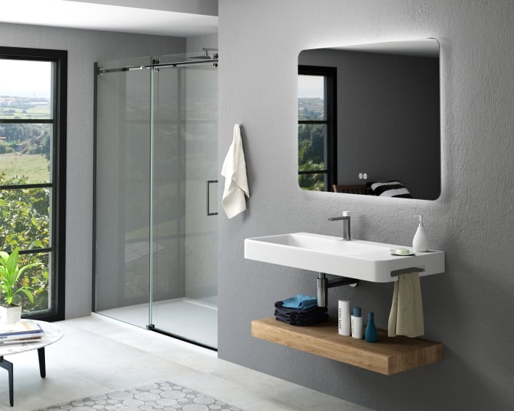 Lavabo suspendido Coycama Epsilon Principal 2