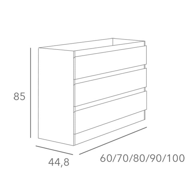 Mueble de baño Campoaras Aqua Croquis 2