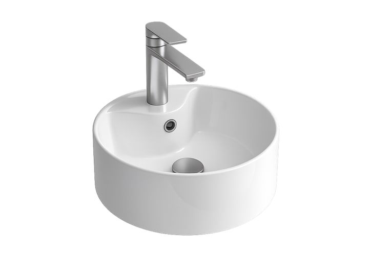 Conjunto mueble de baño Salgar Runa con lavabo sobre encimera Detalle 8