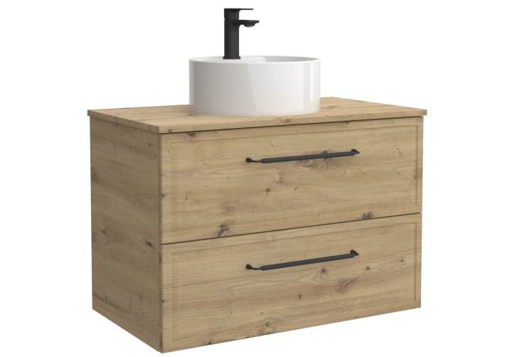 Conjunto mueble de baño Salgar Runa con lavabo sobre encimera Principal 3