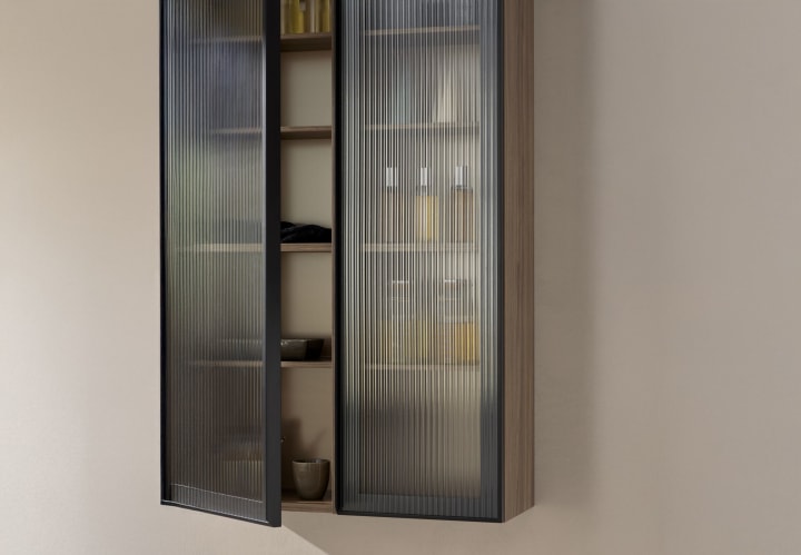 Columna de baño frente cristal mate Sanchis Koba Detalle 1