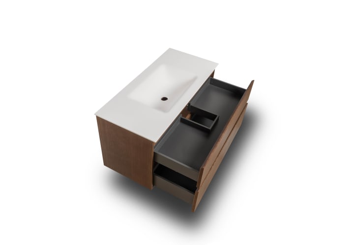 Conjunto de mueble de baño madera maciza Bruntec Alpes 2 Detalle 7