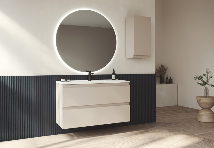 Mueble de baño MDF lacado Bruntec Vilma Principal 2