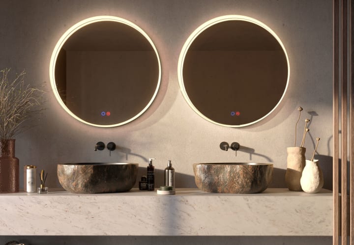 Espejo de baño con luz LED Ledimex Bolonia Principal 1