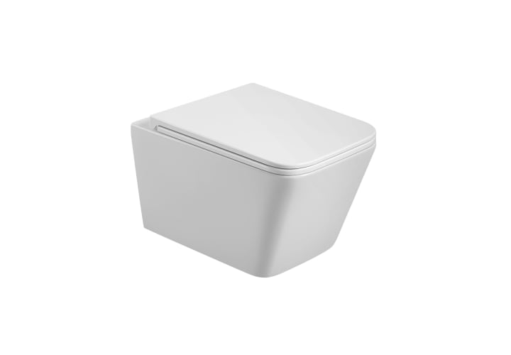 Pack inodoro suspendido + cisterna empotrada Bruntec Square Detalle 1