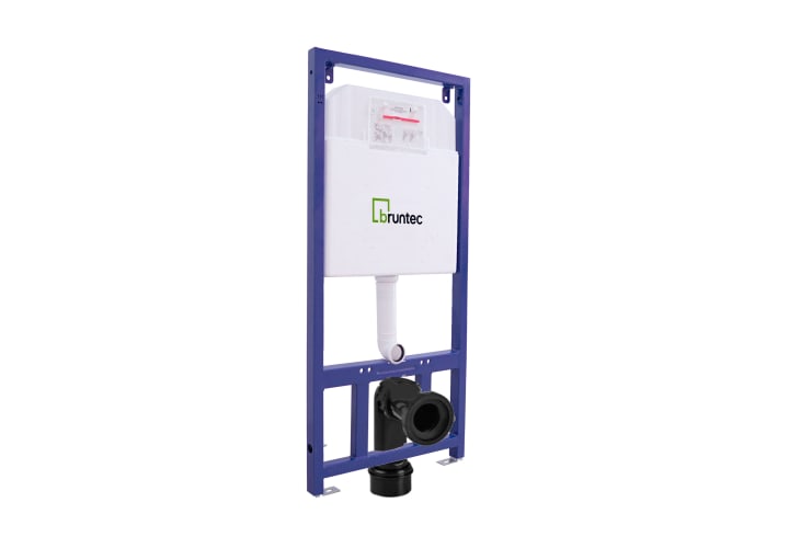 Pack inodoro suspendido + cisterna empotrada Bruntec Square Detalle 2
