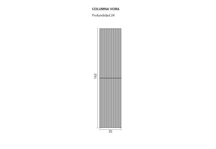 Columna ranurada Royo Vora Croquis 7