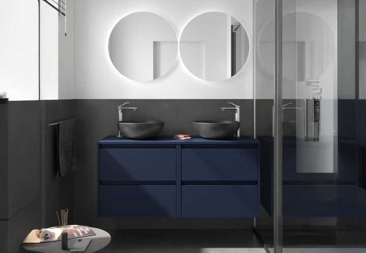 Mueble de baño con encimera de madera Salgar Noja Principal 4