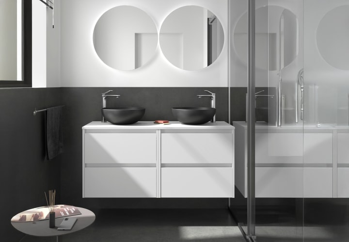 Mueble de baño con encimera de madera Salgar Noja Principal 1