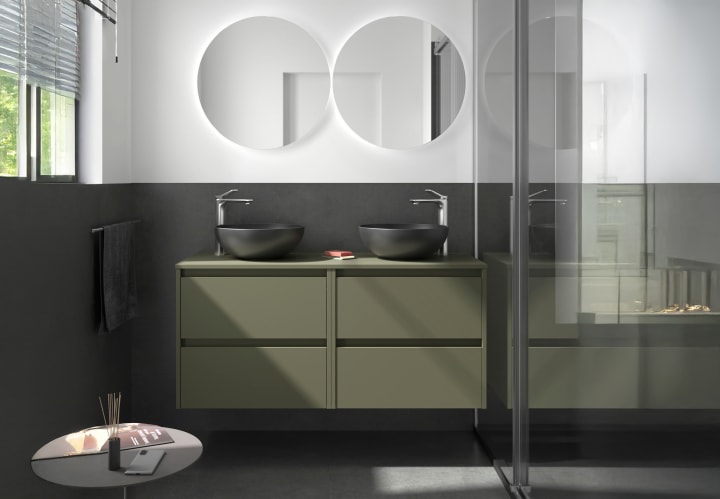 Mueble de baño con encimera de madera Salgar Noja Principal 5