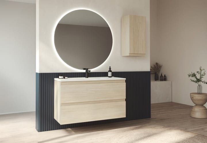 Mueble de baño color madera Bruntec Vilma Principal 2