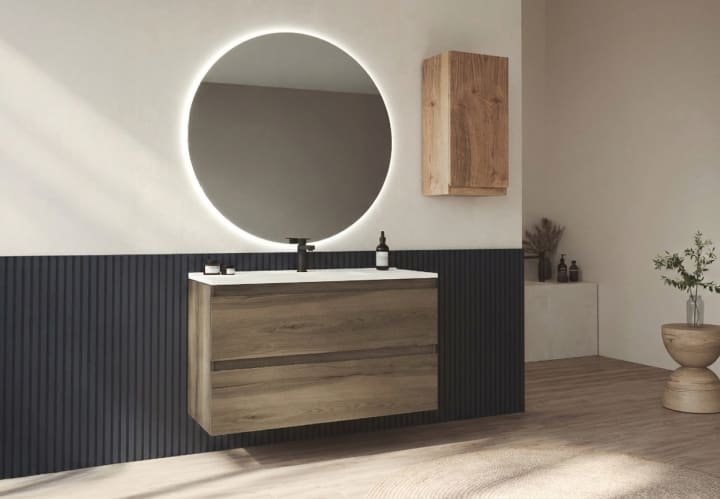 Mueble de baño color madera Bruntec Vilma Principal 4